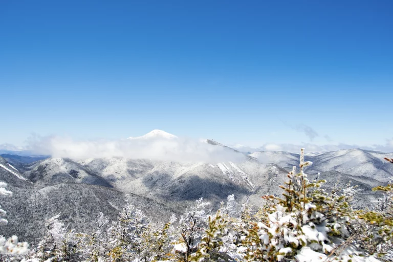 Early spring climb with unexpected snow.