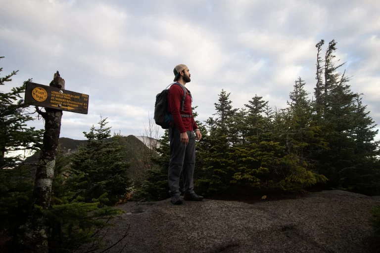 Kevin taking a moment to admire the view before we step off to Gothics.