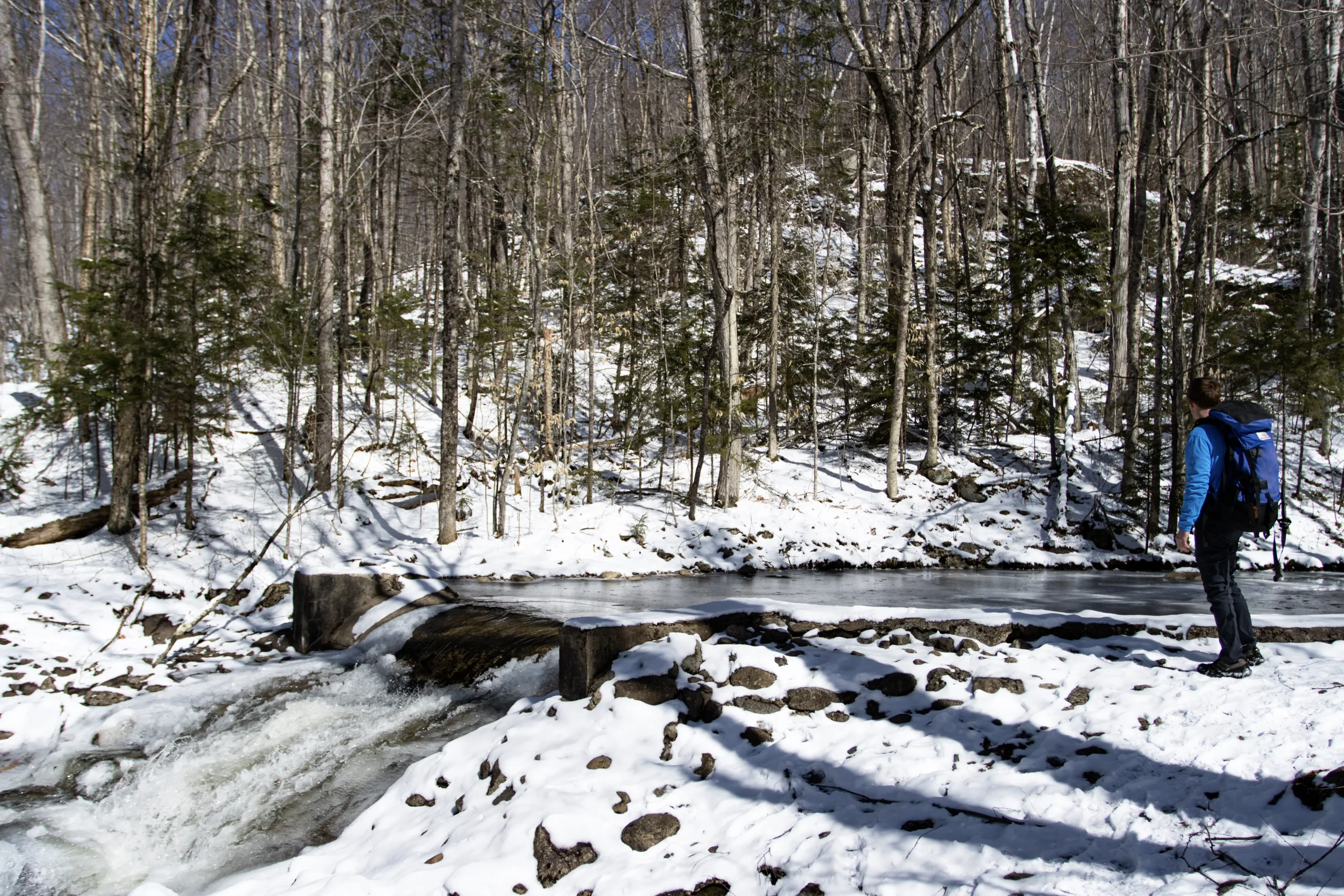 This water crossing proved to be more troublesome than we had expected, water levels were high.