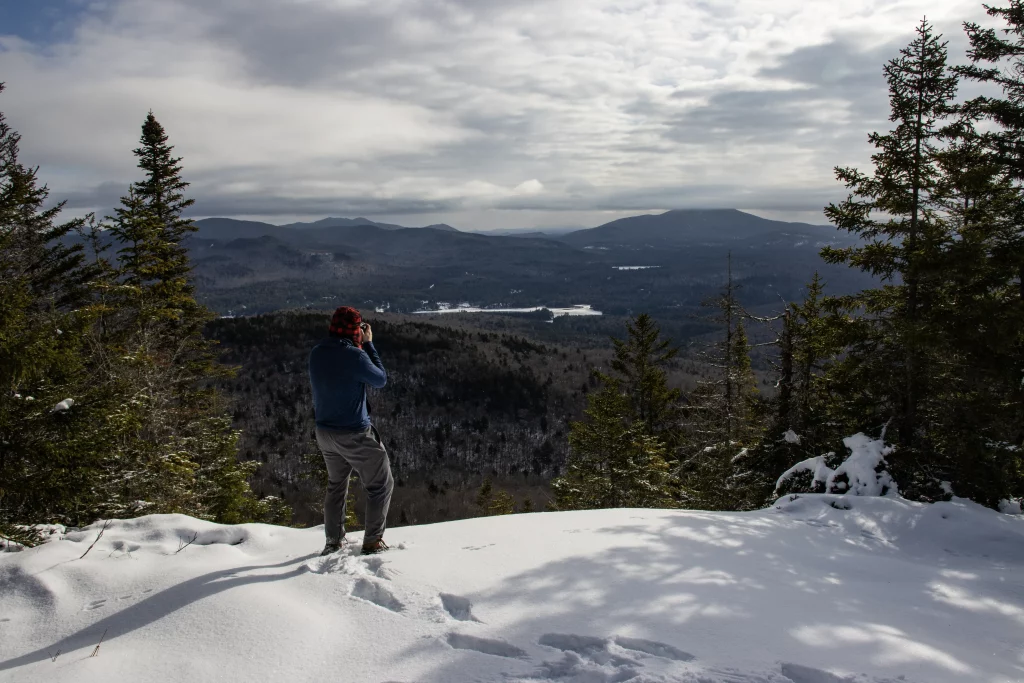 Be careful on snow-covered peaks, the edge isn't always clear.