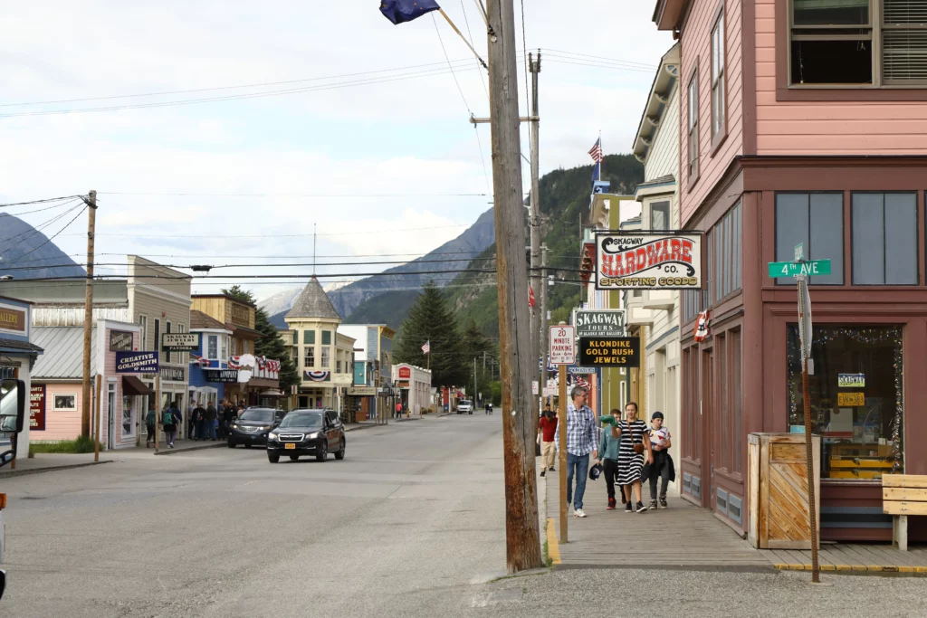 Casual shots in the streets of Skagway.