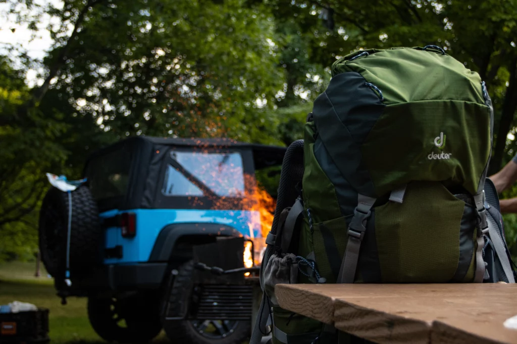 We had a big prep day before our three day excursion. Packed everything and grilled some burgers.