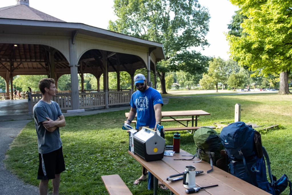 Kevin also has a large Deuter, the Futura-Vario model. It also turned out to be great choice for our trek.