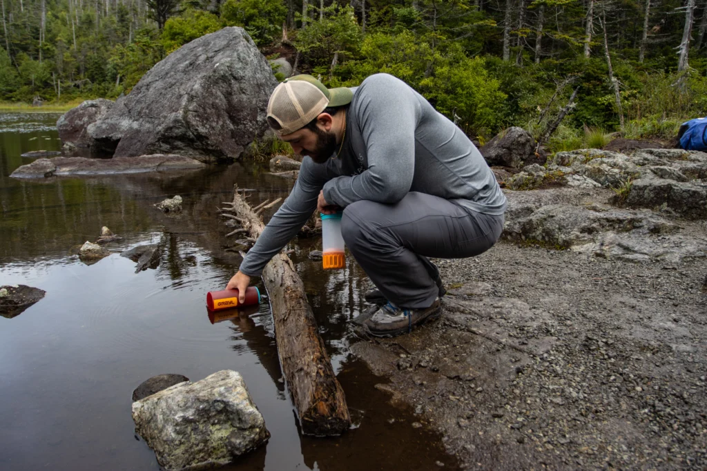 Still water is not recommended for most filters, but even here we were still fine.